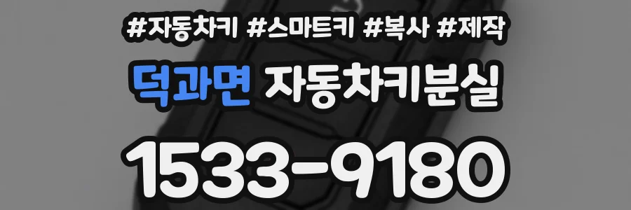 덕과면 자동차키분실