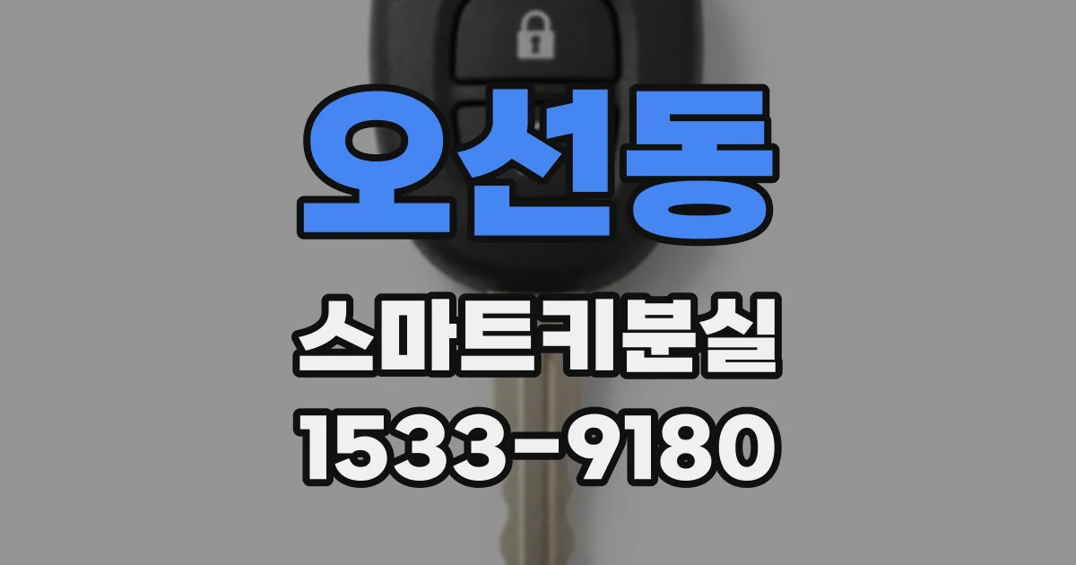 오선동 스마트키분실