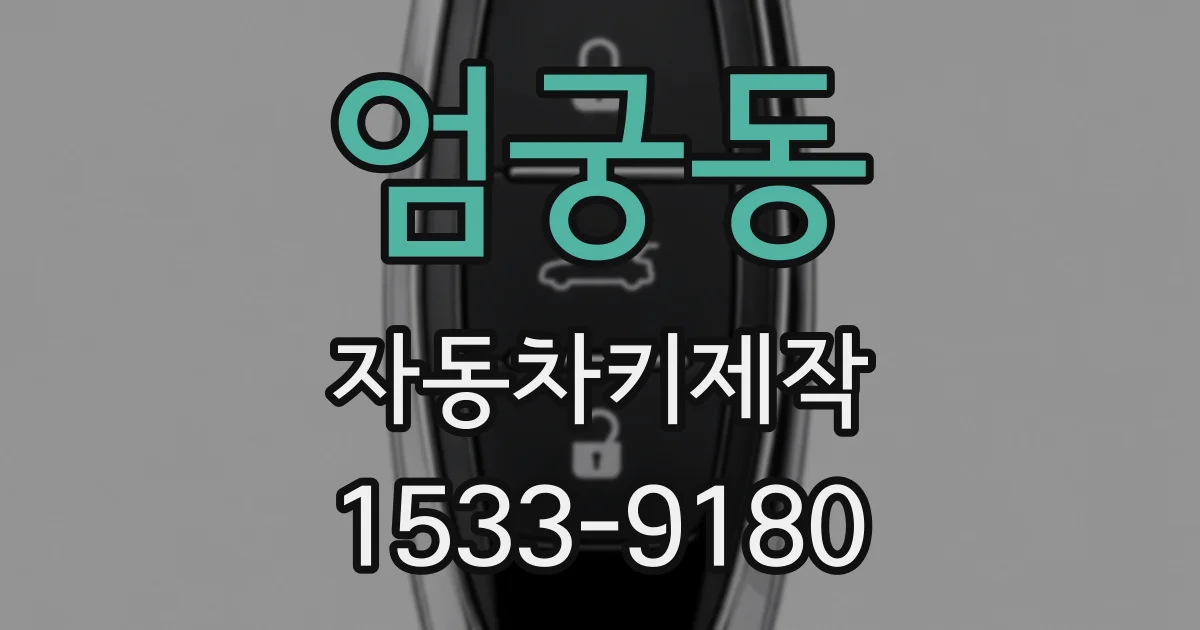 엄궁동 자동차키제작