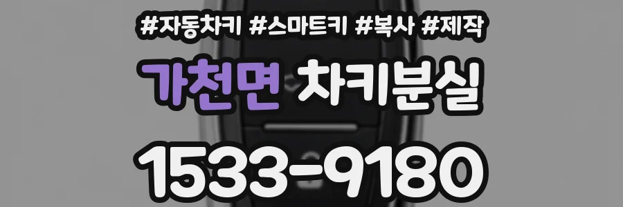 가천면 차키분실