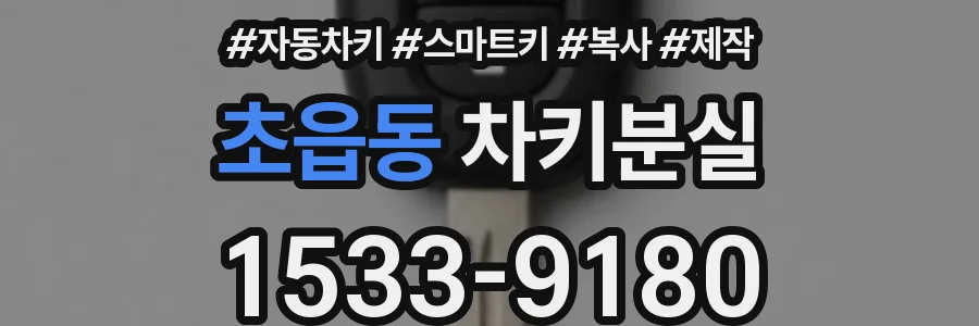 초읍동 차키분실