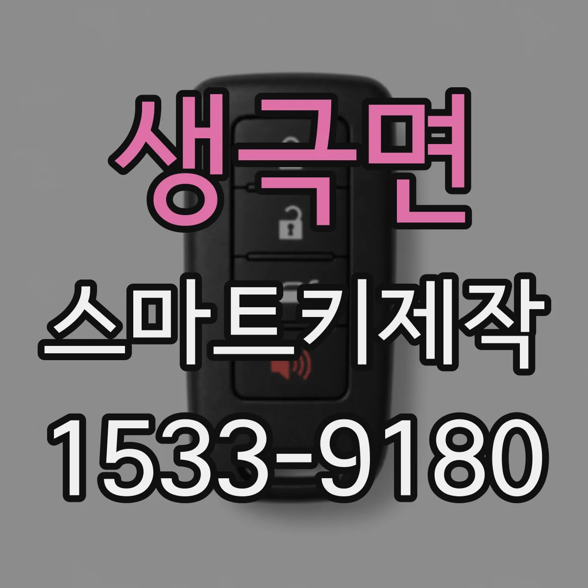 생극면 스마트키제작