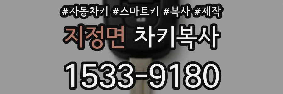 지정면 차키복사