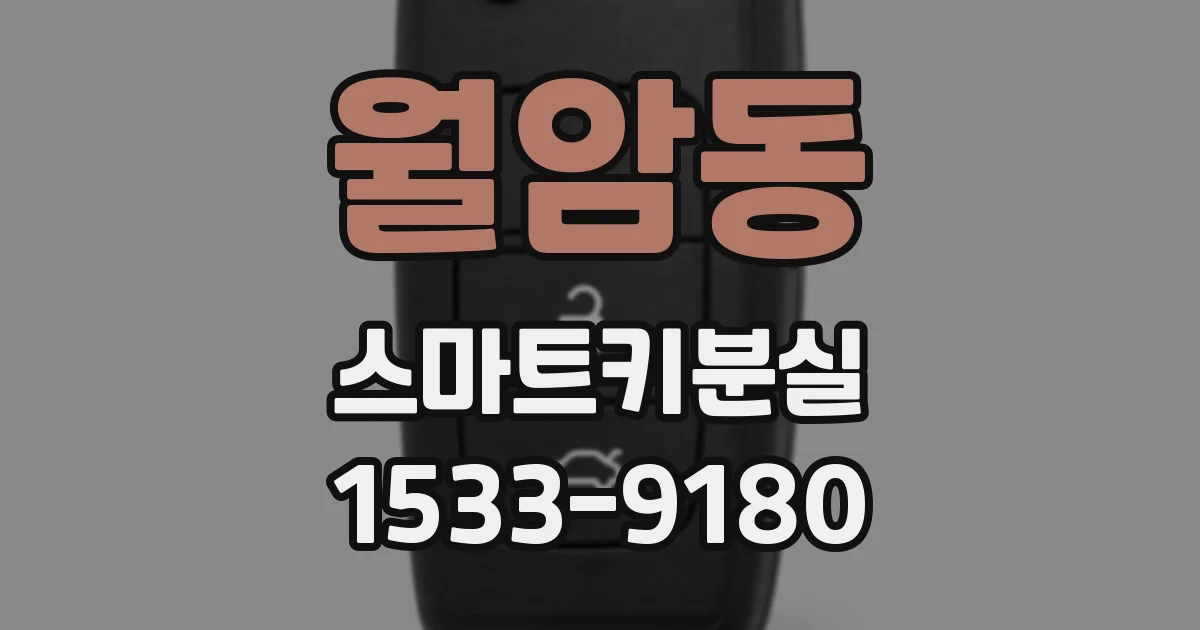 월암동 스마트키분실