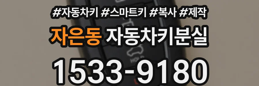 자은동 자동차키분실