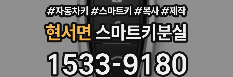 현서면 스마트키분실