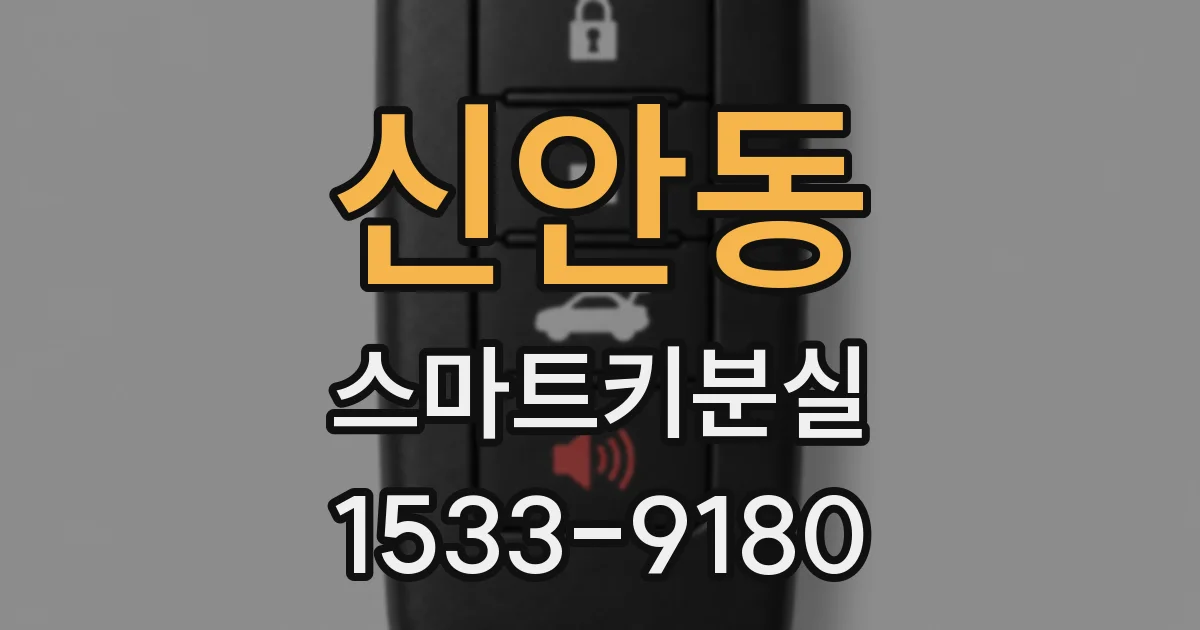 신안동 스마트키분실