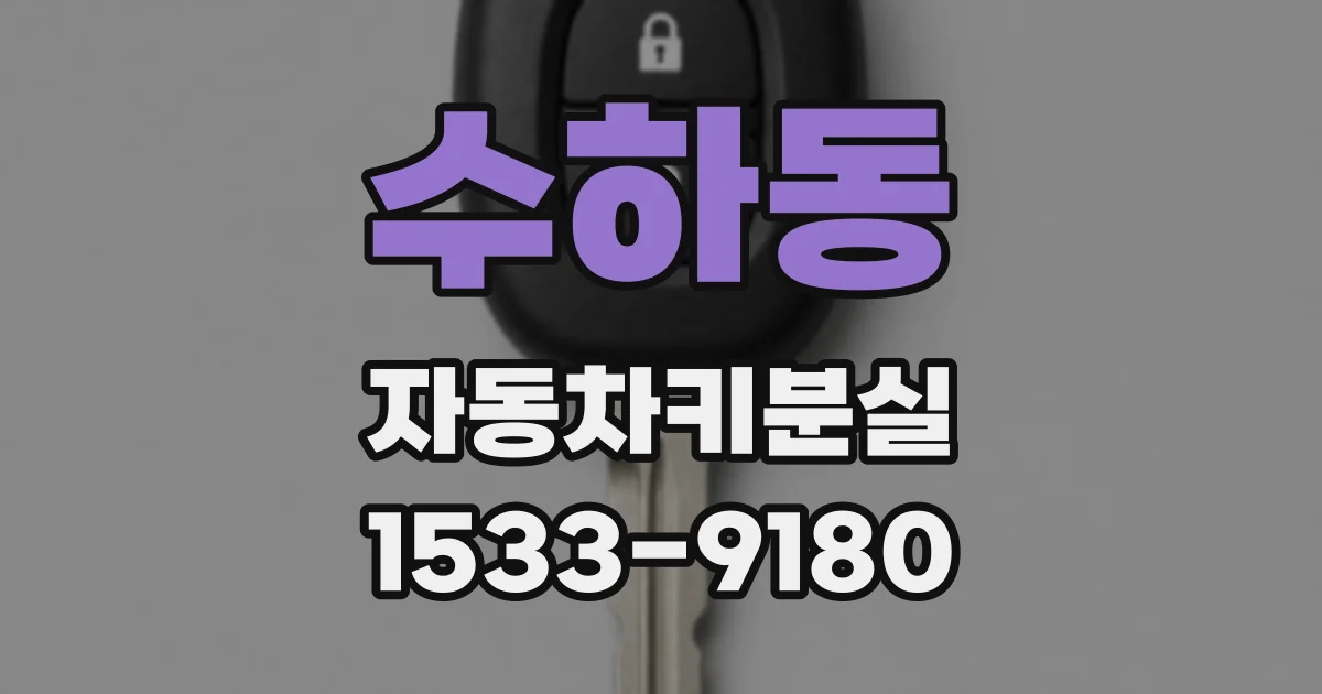 수하동 자동차키분실