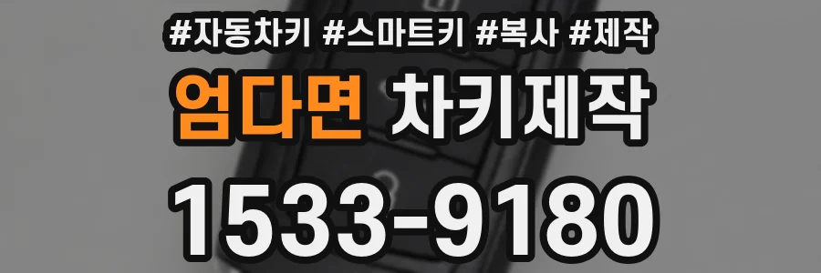 엄다면 차키제작