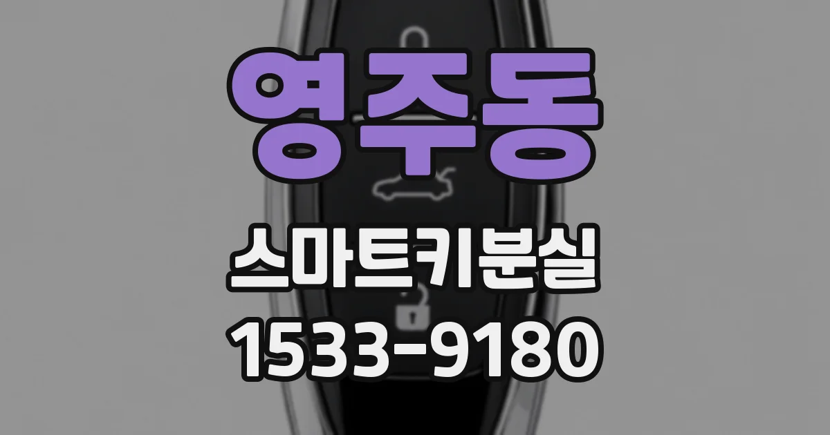영주동 스마트키분실