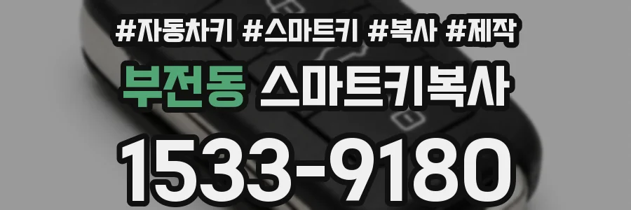 부전동 스마트키복사