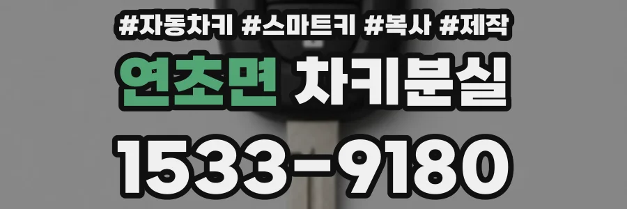 연초면 차키분실