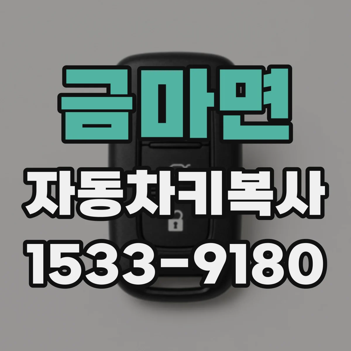 금마면 자동차키복사