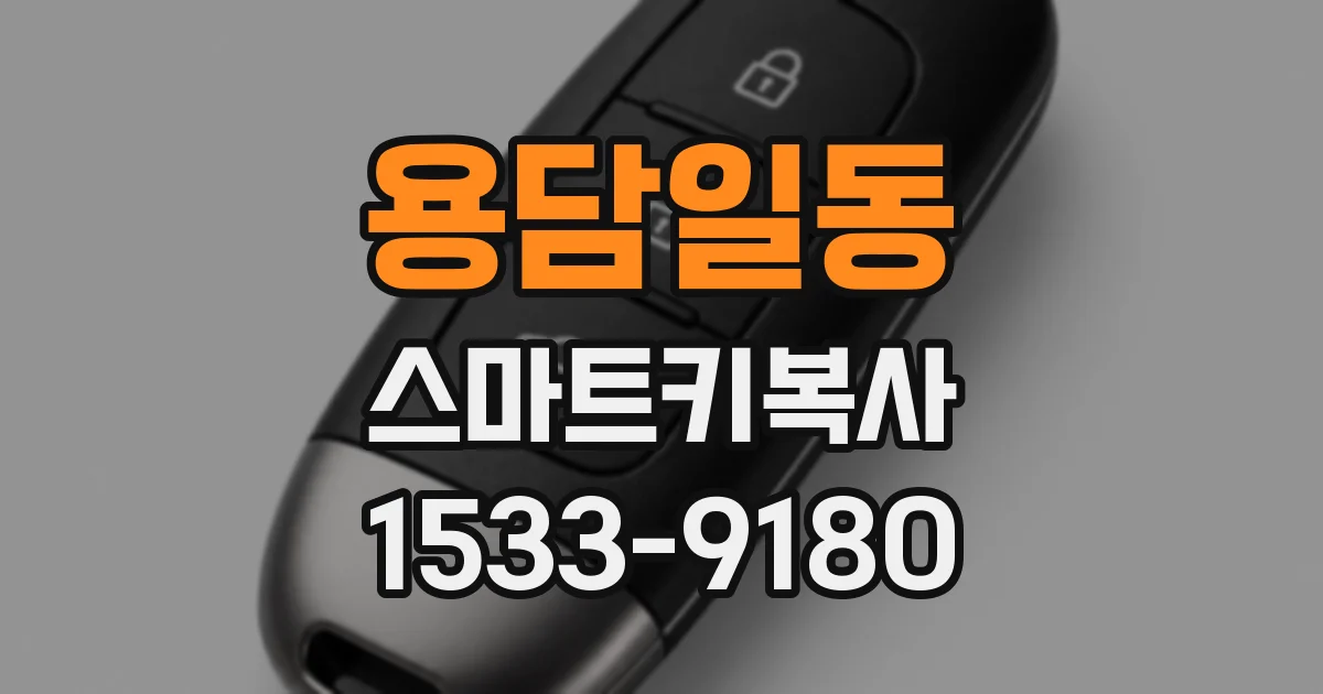 용담일동 스마트키복사