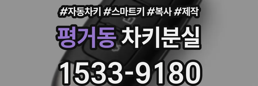 평거동 차키분실