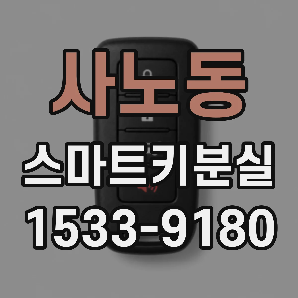 사노동 스마트키분실