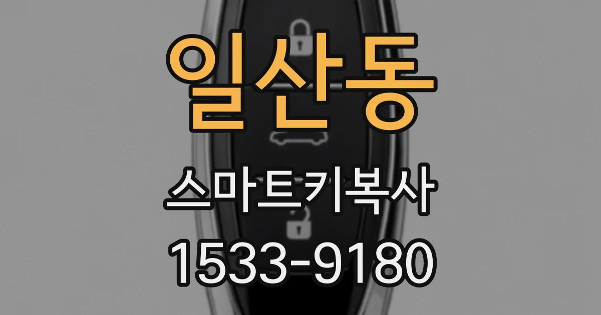 일산동 스마트키복사