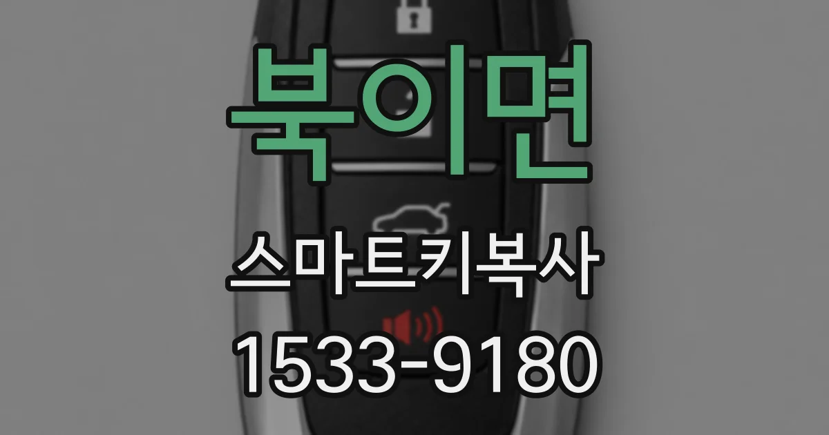 북이면 스마트키복사