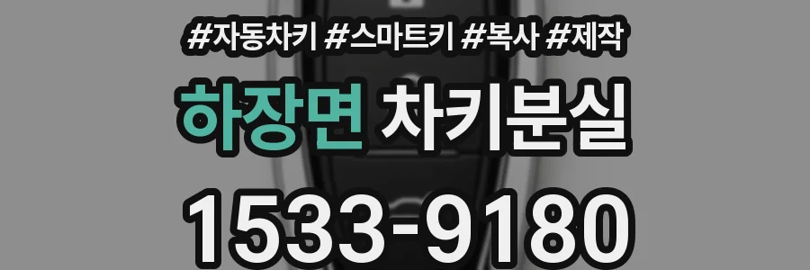 하장면 차키분실