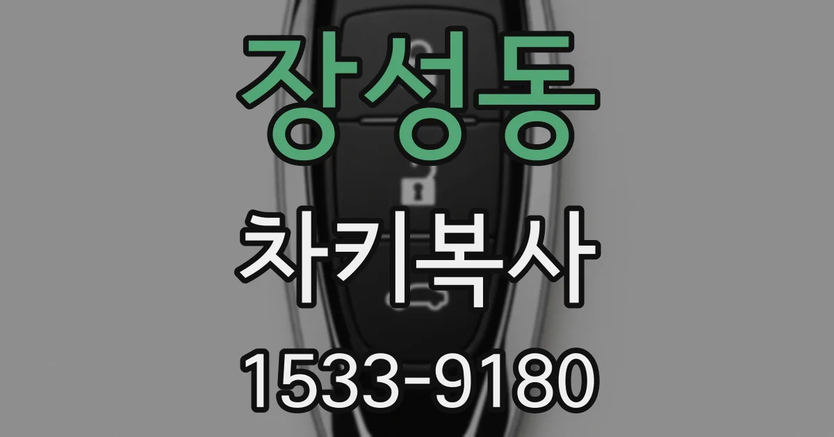 장성동 차키복사