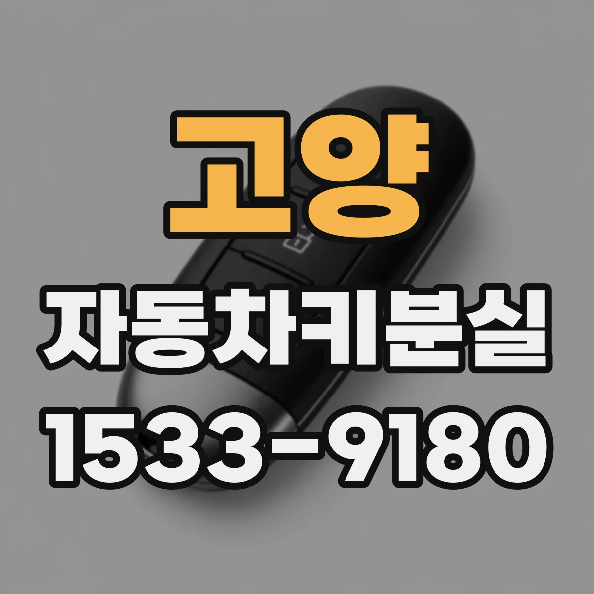 고양 자동차키분실