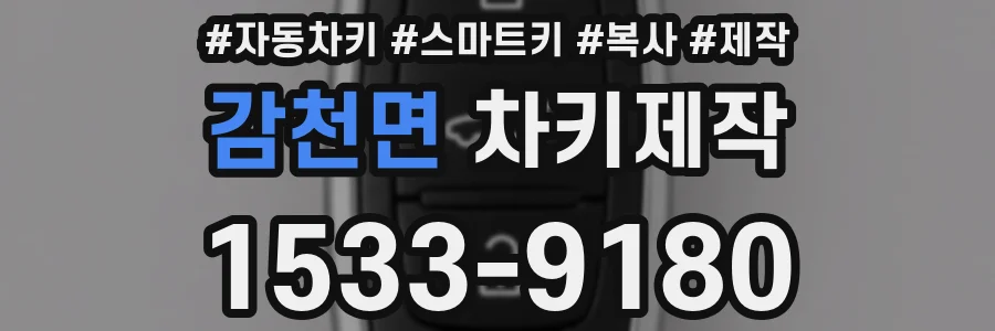 감천면 차키제작