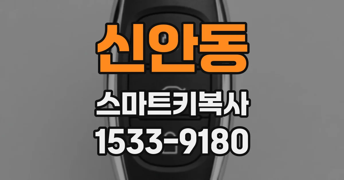 신안동 스마트키복사