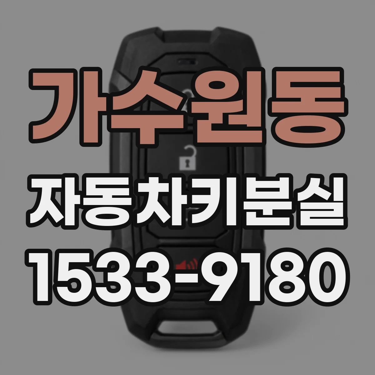 가수원동 자동차키분실