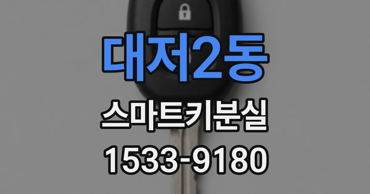 대저2동 스마트키분실