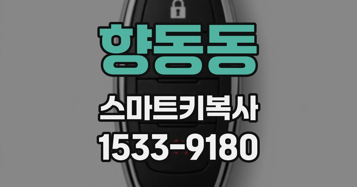 향동동 스마트키복사