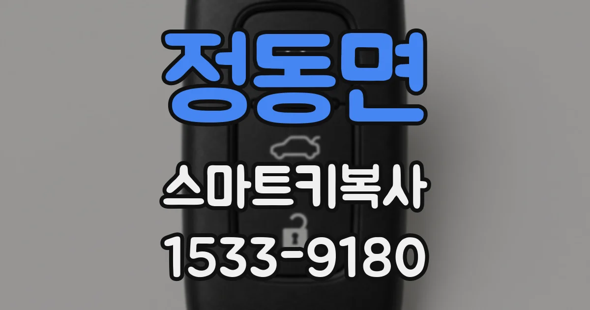 정동면 스마트키복사