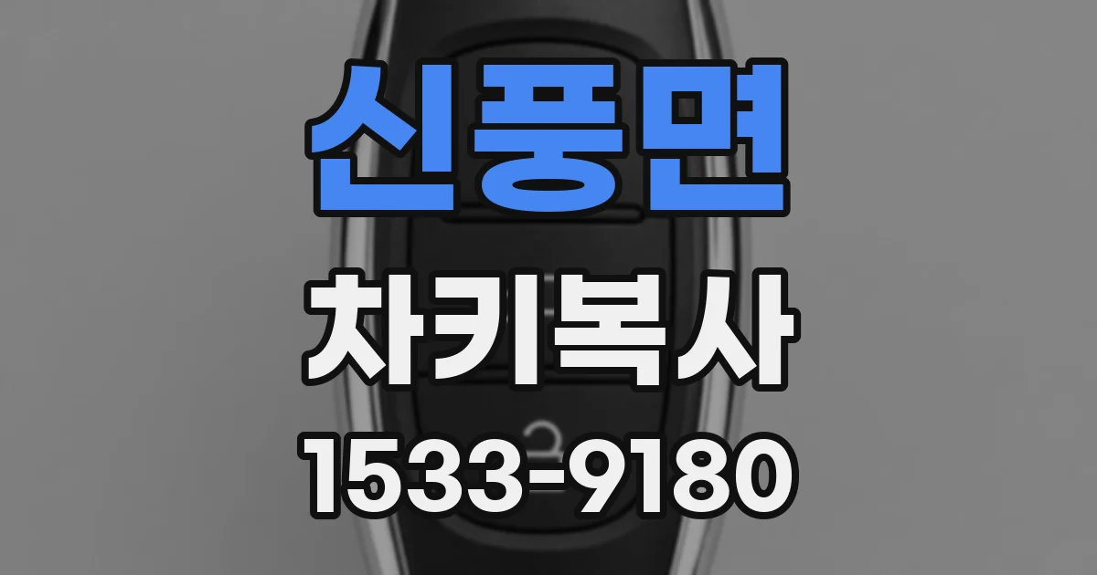 신풍면 차키복사