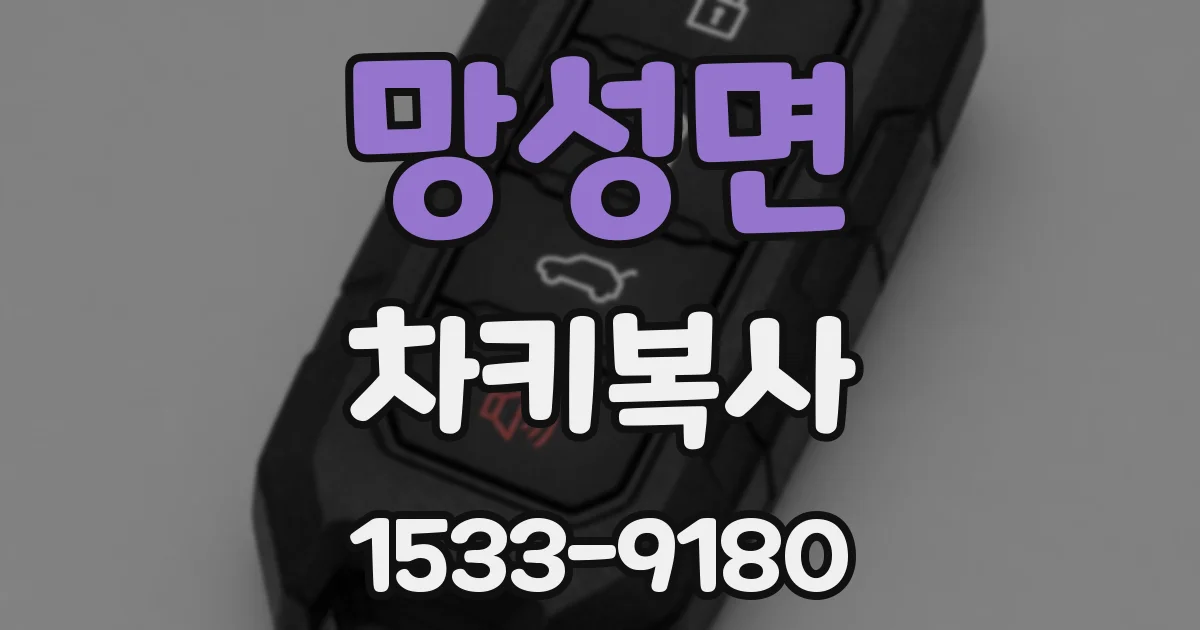 망성면 차키복사