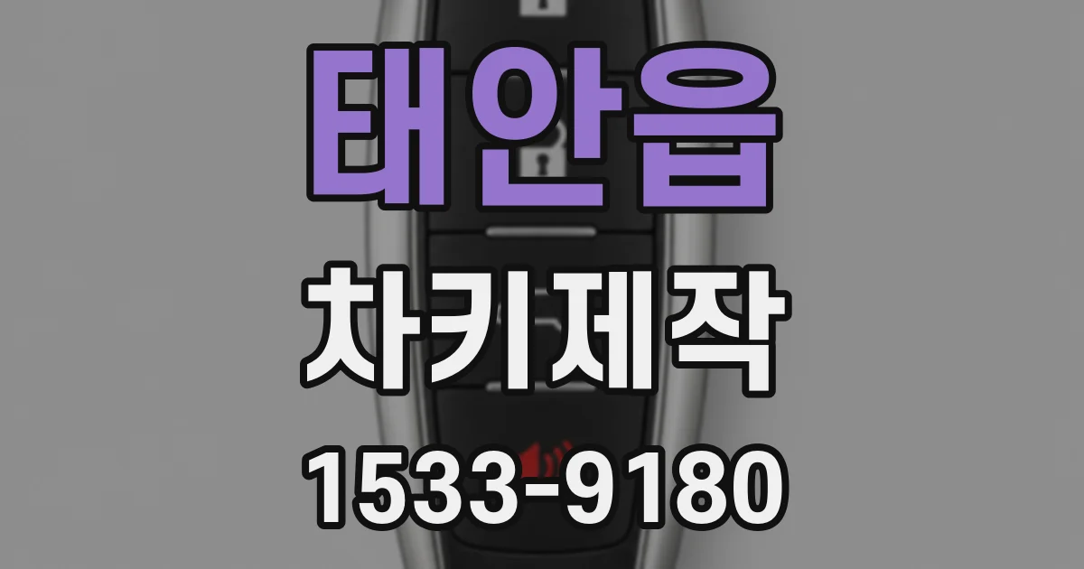태안읍 차키제작