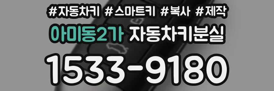 아미동2가 자동차키분실