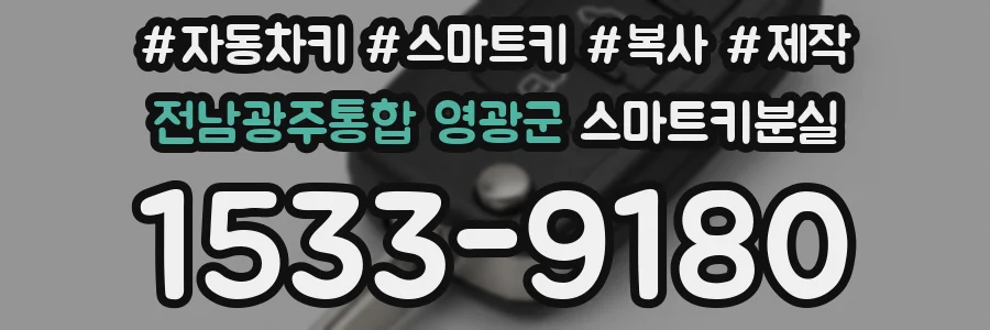 전남광주통합 영광군 스마트키분실