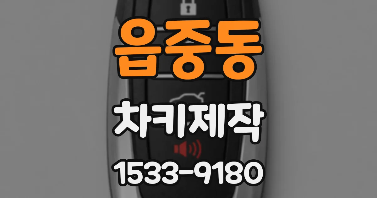 읍중동 차키제작