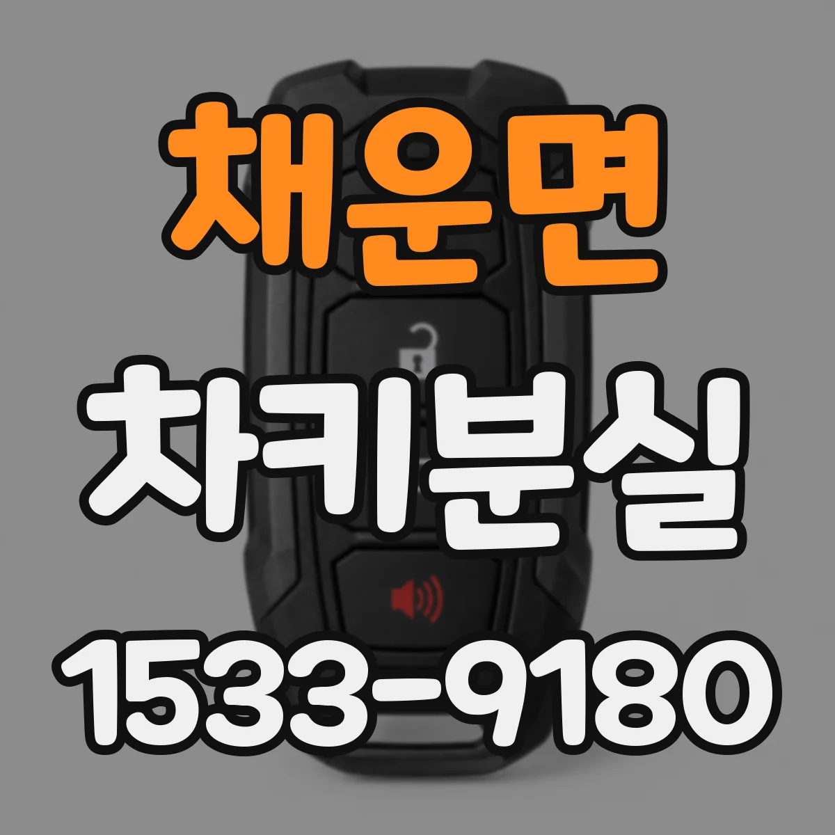 채운면 차키분실