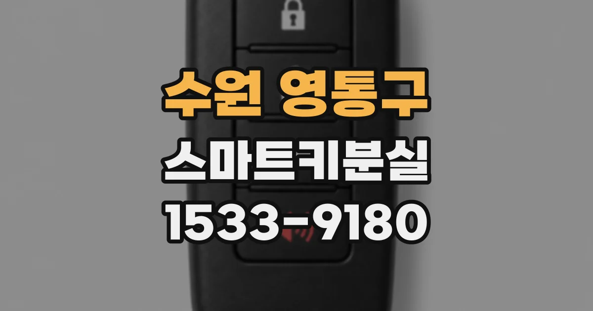 수원 영통구 스마트키분실