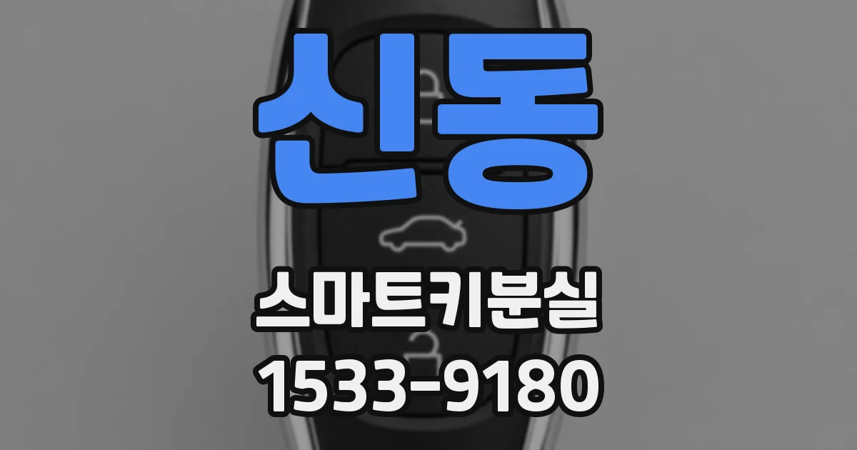 신동 스마트키분실
