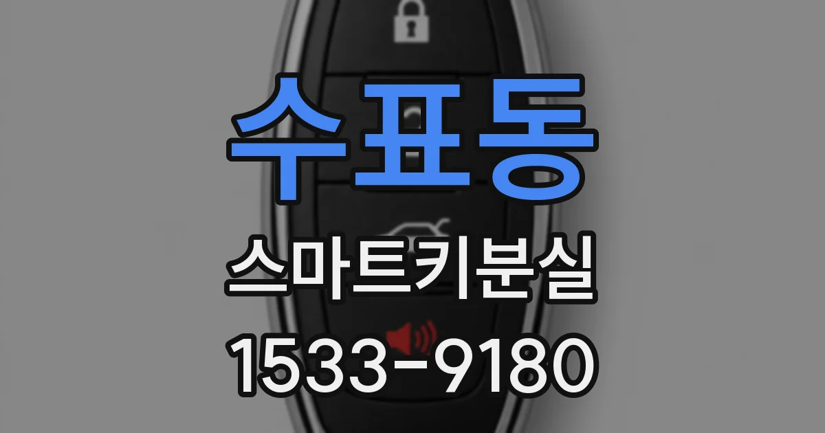 수표동 스마트키분실