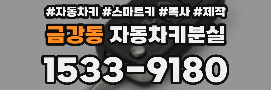 금강동 자동차키분실