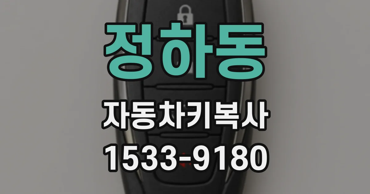 정하동 자동차키복사