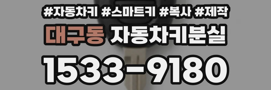 대구동 자동차키분실
