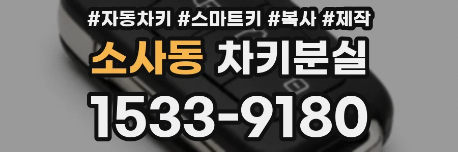 소사동 차키분실