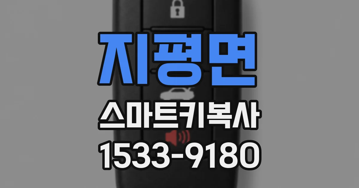 지평면 스마트키복사