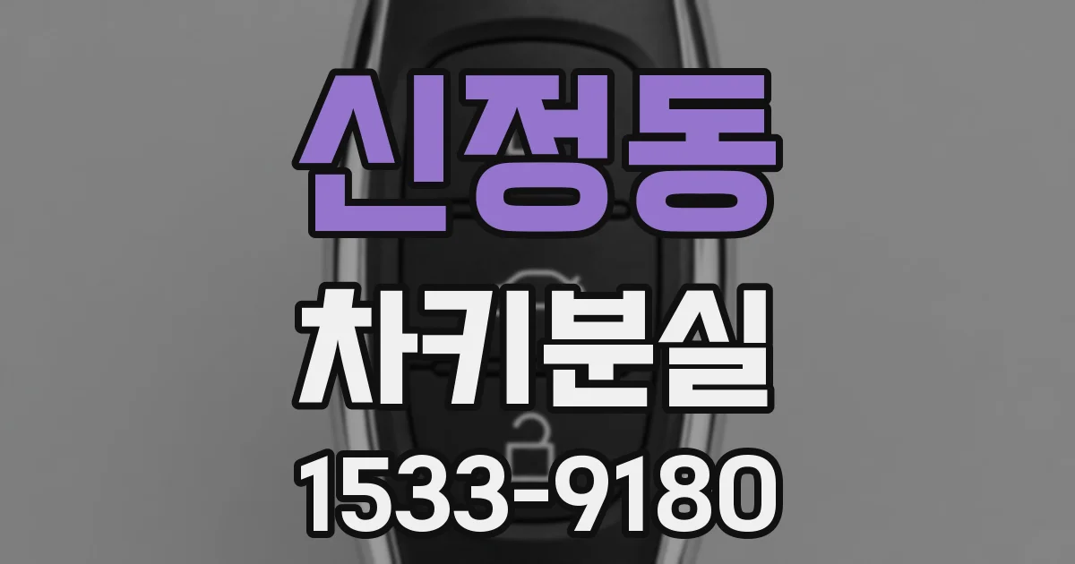신정동 차키분실