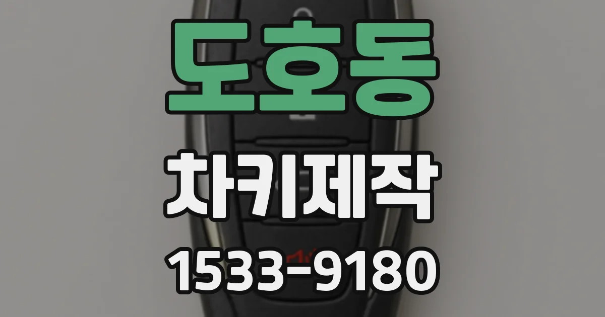 도호동 차키제작