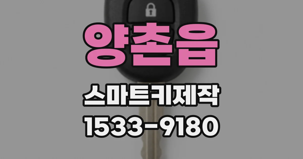 양촌읍 스마트키제작