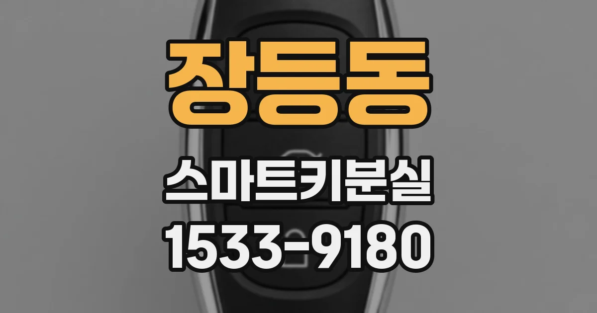 장등동 스마트키분실